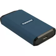 Transcend ESD410C 4TB, USB 20Gbps tip C, SSD extern durabil (3D NAND flash), 2000MB/R, 2000MB/W, albastru