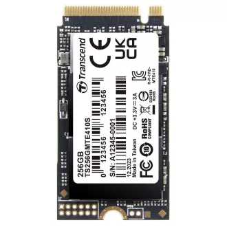 DISC SSD TRANSCEND MTE410S 256 GB M.2 2242, NVMe PCIe Gen4 x4 3300 MB/s R 1600 MB/s W