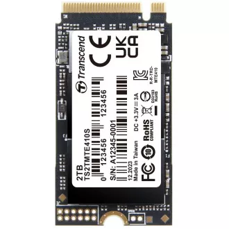 Unitate SSD Transcend MTE410S 2TB M.2 2242, NVMe PCIe Gen4 x4 5000MB/s R 4300MB/s W Unitate SSD Transcend MTE410S 2TB M.2 2242, NVMe PCIe Gen4 x4 5000MB/s R 4300MB/s W