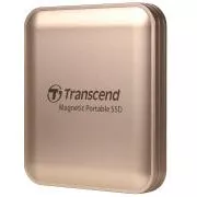 Transcend ESD420C 1TB, USB 20Gbps Tip C, Disc SSD extern durabil (flash 3D NAND), 2000MB/R, 2000MB/W, Magsafe, auriu