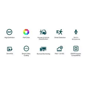Cameră turelă TP-Link VIGI C430(4mm), 3MP, 4mm, full-color