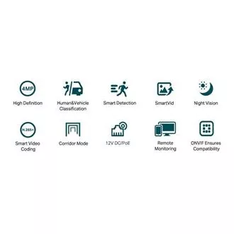 Cameră turelă TP-Link VIGI C440I (2,8 mm), 4 MP, 2,8 mm Cameră turelă TP-Link VIGI C440I (2,8 mm), 4 MP, 2,8 mm