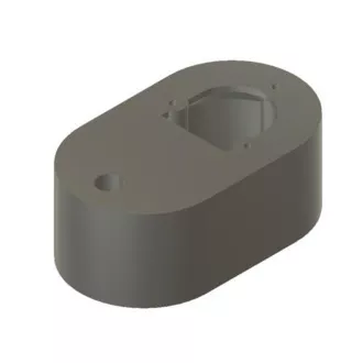 Suport de perete și tavan SYNOLOGY cu capac de cablu pentru camere BC500, alb