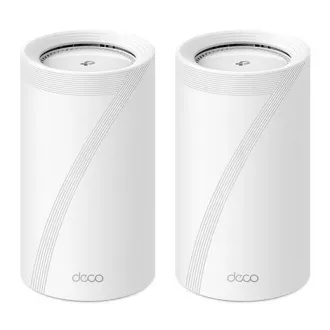 Router WiFi TP-Link Deco BE85 (pachet de 2) BE19000, WiFi 7, 1x 10GLAN, 2x 2.5GLAN, 1x 10GLAN/SFP+, USB, 2.4/5/6GHz