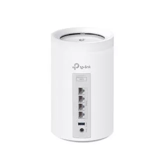 TP-Link Deco BE65(2-pachet) BE9300 Sistem WiFi Mesh 7 tri-bandă pentru întreaga casă, 4x 2.5GLAN, USB, 2.4/5/6GHz, HomeShield