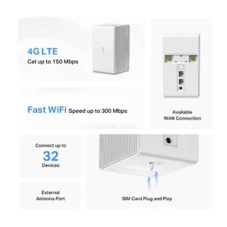 MERCUSYS MB110-4G - Modem și router LTE fără fir N300Mbps