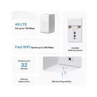 MERCUSYS MB110-4G - Modem și router LTE fără fir N300Mbps