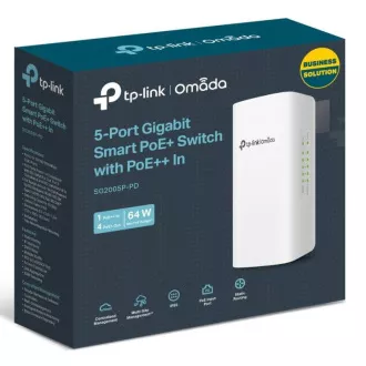 TP-Link SG2005P-PD Smart Switch, 4x GLAN cu PoE, 1x GLAN cu PoE-in, 90W, Omada SDN TP-Link SG2005P-PD Smart Switch, 4x GLAN cu PoE, 1x GLAN cu PoE-in, 90W, Omada SDN