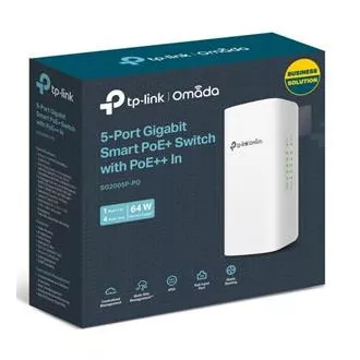 TP-Link SG2005P-PD Smart Switch, 4x GLAN cu PoE, 1x GLAN cu PoE-in, 90W, Omada SDN TP-Link SG2005P-PD Smart Switch, 4x GLAN cu PoE, 1x GLAN cu PoE-in, 90W, Omada SDN