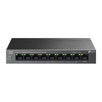 Switch TP-Link LS109P 1x LAN, 8x LAN cu PoE , 63W