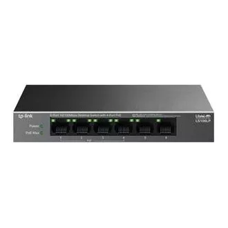 TP-Link LS106LP Switch 2x LAN, 4x LAN cu PoE, 41W