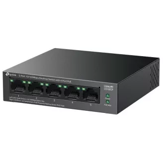 TP-Link LS105LP Switch 1x LAN, 4x LAN cu PoE, 41W