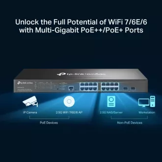 TP-Link SG3218XP-M2 Switch 8x 2.5GLan/PoE, 8x 2.5GLan, 2x 10GSFP , 240W, Omada SDN TP-Link SG3218XP-M2 Switch 8x 2.5GLan/PoE, 8x 2.5GLan, 2x 10GSFP , 240W, Omada SDN