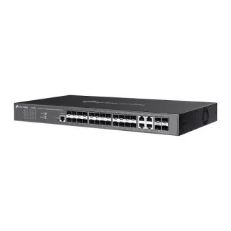 Switch administrat TP-Link SG3428XF Omada cu 24 porturi SFP L2+ cu 4 sloturi SFP+ 10GE