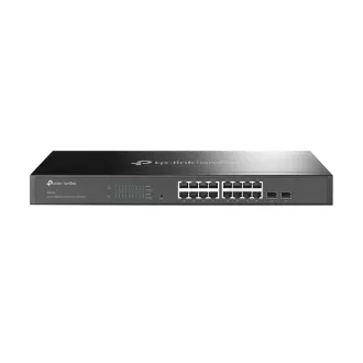 Switch Smart Gigabit TP-Link SG2218 Omada cu 16 porturi cu 2 sloturi SFP