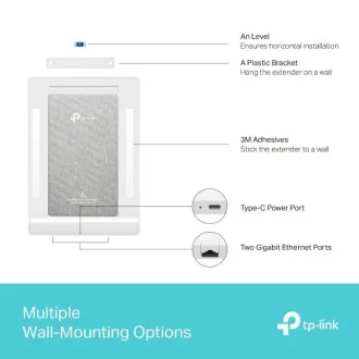 TP-Link Archer Air R5 - Router Wi-Fi 6 ultra subțire AX3000, 1x GLAN, 1x GWAN, HomeShield, EasyMesh™ - Utilizat