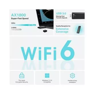 TP-Link Archer TX20U - Adaptor USB WiFi AX1800 TP-Link Archer TX20U - Adaptor USB WiFi AX1800