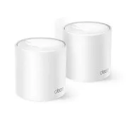 TP-Link Deco X10 (pachet de 2) - Sistem AX1500 Mesh Wi-Fi 6 pentru case inteligente - Control parental - (pachet de 2)