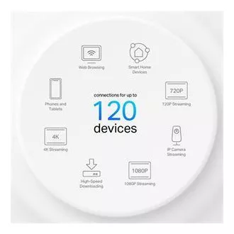 TP-Link Deco X10 (pachet de 2) - Sistem AX1500 Mesh Wi-Fi 6 pentru case inteligente - Control parental - (pachet de 2)