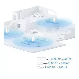 TP-Link Deco X10 (pachet de 3) - Sistem AX1500 Mesh Wi-Fi 6 Smart Home - Control parental - (pachet de 3)