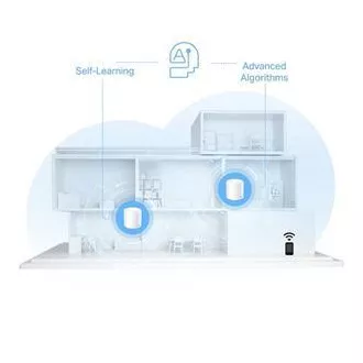 TP-Link Deco X10 (pachet de 3) - Sistem AX1500 Mesh Wi-Fi 6 Smart Home - Control parental - (pachet de 3)