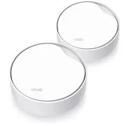 TP-Link Deco X50-PoE (pachet de 2) - Sistem Wi-Fi 6 Mesh AX3000 Multi-Gig 2,5 Gbps cu PoE - HomeShield (pachet de 2)