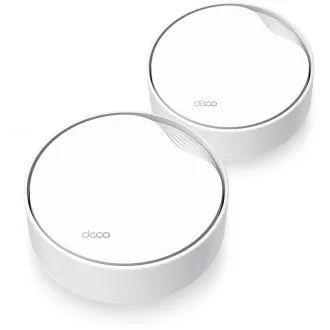 TP-Link Deco X50-PoE (pachet de 2) - Sistem Wi-Fi 6 Mesh AX3000 Multi-Gig 2,5 Gbps cu PoE - HomeShield (pachet de 2)
