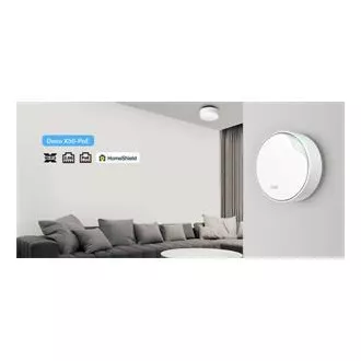TP-Link Deco X50-PoE (pachet de 2) - Sistem Wi-Fi 6 Mesh AX3000 Multi-Gig 2,5 Gbps cu PoE - HomeShield (pachet de 2)