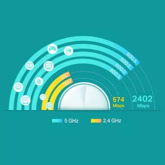 TP-Link Deco X60 (pachet de 3) - Sistem AX5400 Mesh Wi-Fi 6 pentru case inteligente - HomeCare - (pachet de 3)