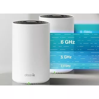 TP-Link Deco XE75 Pro (pachet de 3) - Sistem Wi-Fi 6E cu rețea tri-band AXE5400 multi-gig 2,5 Gbps, HomeShield (pachet de 3) TP-Link Deco XE75 Pro (pachet de 3) - Sistem Wi-Fi 6E cu rețea tri-band AXE5400 multi-gig 2,5 Gbps, HomeShield (pachet de 3)
