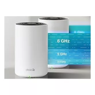 TP-Link Deco XE75 Pro (pachet de 3) - Sistem Wi-Fi 6E cu rețea tri-band AXE5400 multi-gig 2,5 Gbps, HomeShield (pachet de 3) TP-Link Deco XE75 Pro (pachet de 3) - Sistem Wi-Fi 6E cu rețea tri-band AXE5400 multi-gig 2,5 Gbps, HomeShield (pachet de 3)