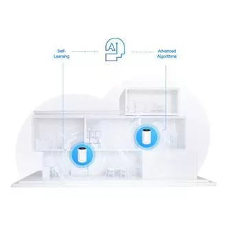 TP-Link Deco XE75 (pachet de 3) - sistem Wi-Fi 6E tri-band Mesh AXE5400 pentru case inteligente, HomeShield (pachet de 3)