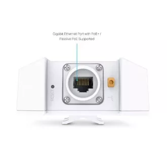 TP-Link EAP650-Outdoor - Punct de acces WIFI AX3000 Omada 1xGLAN, PoE/PoE pasiv catarg/montare pe perete Protecție la supratensiune