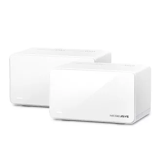 Router WiFi TP-Link Mercusys Halo H90X (pachet de 2) WiFi 6, AX6000, 1x 2.5GLAN, 2x GLAN Router WiFi TP-Link Mercusys Halo H90X (pachet de 2) WiFi 6, AX6000, 1x 2.5GLAN, 2x GLAN