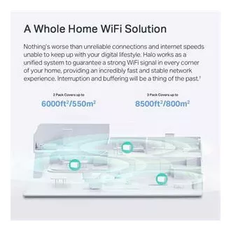 Router WiFi TP-Link Mercusys Halo H90X (pachet de 2) WiFi 6, AX6000, 1x 2.5GLAN, 2x GLAN Router WiFi TP-Link Mercusys Halo H90X (pachet de 2) WiFi 6, AX6000, 1x 2.5GLAN, 2x GLAN