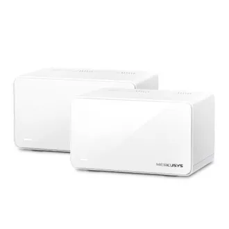 Router WiFi TP-Link Mercusys Halo H90X (pachet de 3) WiFi 6, AX6000, 1x 2.5GLAN, 2x GLAN