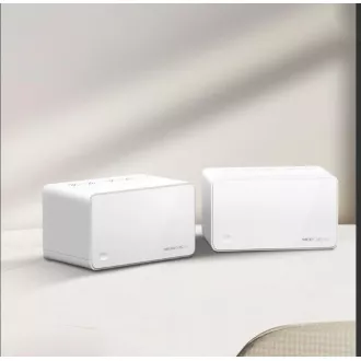 Router WiFi TP-Link Mercusys Halo H90X (pachet de 3) WiFi 6, AX6000, 1x 2.5GLAN, 2x GLAN