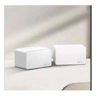 Router WiFi TP-Link Mercusys Halo H90X (pachet de 3) WiFi 6, AX6000, 1x 2.5GLAN, 2x GLAN