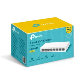 Comutator desktop TP-Link cu 8 porturi 10/100 Mb/s