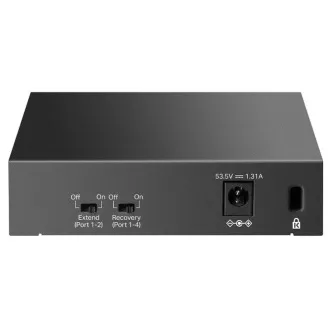 Comutator TP-Link LS105GP 1x GLAN, 4x GLAN cu PoE+, 65W