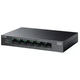 Comutator TP-Link LS106LP 2x LAN, 4x LAN cu PoE, 41W