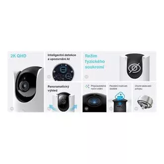 TP-Link Tapo C225 - Cameră Wi-Fi de securitate pentru acasă, 4MP (2560 × 1440), ONVIF TP-Link Tapo C225 - Cameră Wi-Fi de securitate pentru acasă, 4MP (2560 × 1440), ONVIF