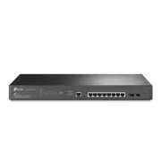 Switch administrat TP-Link TL-SG3210XHP-M2 JetStream cu 8 porturi 2,5GBASE-T și 2 porturi 10GE SFP+ L2+ cu 8 porturi PoE+, OMADA SDN