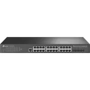 Comutator TP-Link TL-SG3428X-UPS JetStream L2 24x GElan 4x10GE SFP+ și sursă de alimentare de rezervă UPS