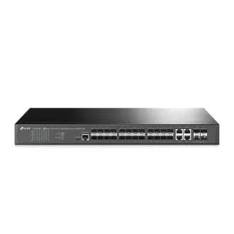 Switch administrat TP-Link TL-SG3428XF JetStream 24 porturi SFP L2+ cu 4 sloturi 10GE SFP+ Switch administrat TP-Link TL-SG3428XF JetStream 24 porturi SFP L2+ cu 4 sloturi 10GE SFP+