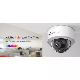 TP-Link VIGI C240 (2,8 mm) - Cameră dom, 4 MP, 2,8 mm, color