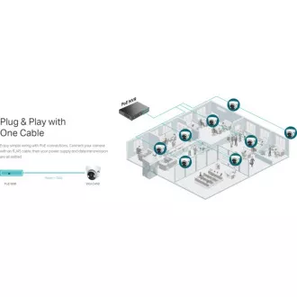 Cameră turelă TP-Link VIGI C450(4mm), 5MP, 4mm, color