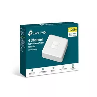 Dispozitiv de înregistrare TP-LINK VIGI NVR1104H-4P 4 canale, 4x Lan cu PoE, 2x USB