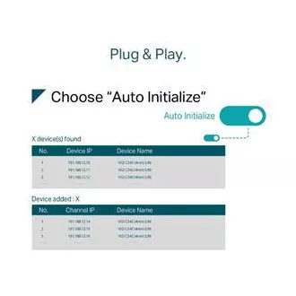 Dispozitiv de înregistrare TP-LINK VIGI NVR1104H-4P 4 canale, 4x Lan cu PoE, 2x USB