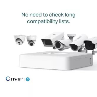 Dispozitiv de înregistrare TP-LINK VIGI NVR1104H-4P 4 canale, 4x Lan cu PoE, 2x USB